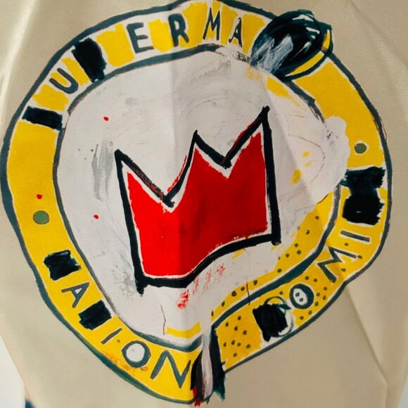 Jean-Michel Basquiat Graphic Art ( Size M ) Members Only Jacket / Windbreaker - Picture 5 of 10